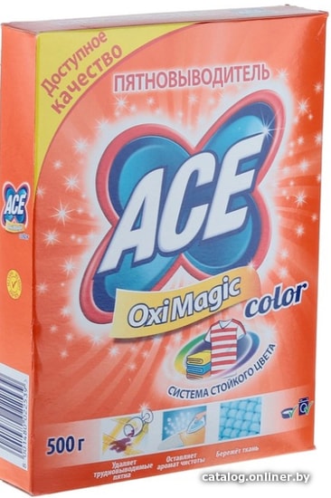 

Пятновыводитель ACE Oxi Magic Color 0.5 кг