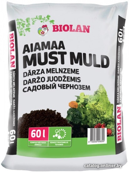 

Чернозем Biolan Чернозем для сада 60 л