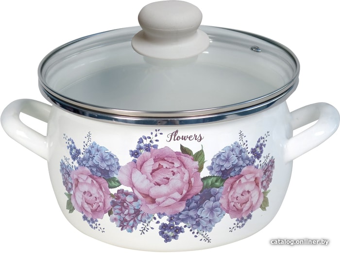 

Кастрюля Omelia Гортензия 1-2415112 1.5 л