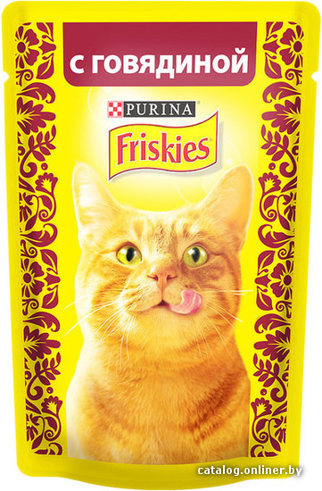 

Пресервы Friskies с говядиной в подливе 0.085 кг