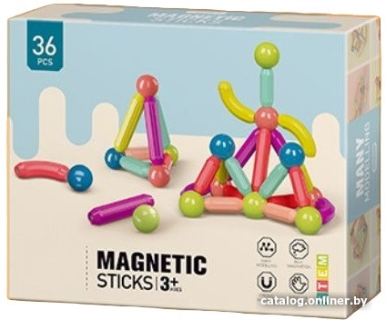 

Магнитный конструктор Sharktoys 3D 180000010 (36 эл)
