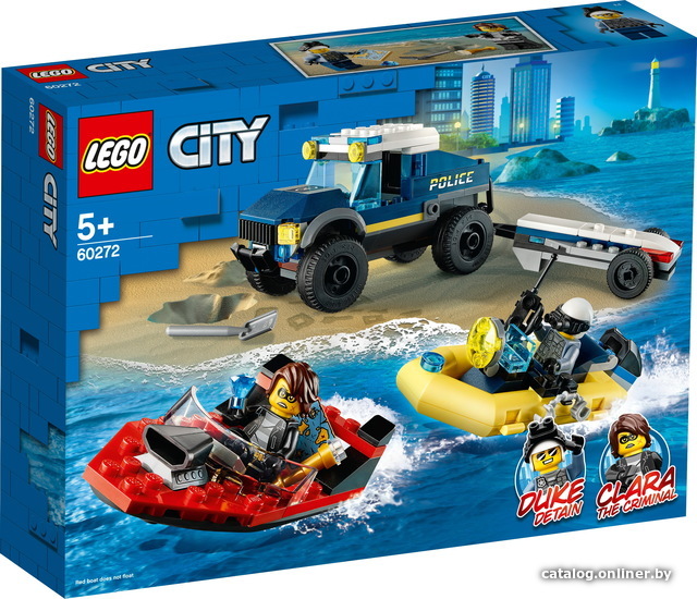 

Конструктор LEGO City 60272 Полицейская лодка