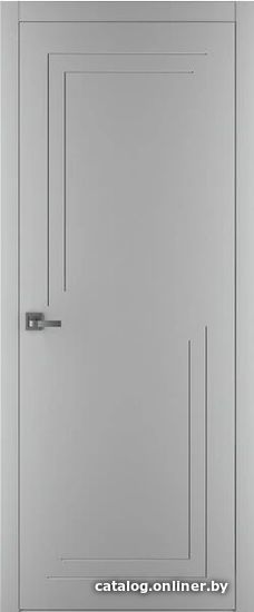 

Межкомнатная дверь Юркас Art Lite Contorno ДГ 80x200 (светло-серая эмаль)