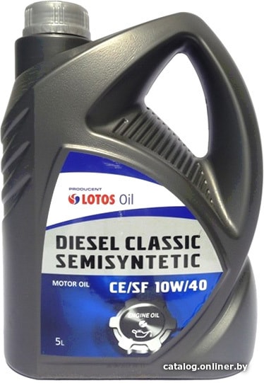 

Моторное масло Lotos Diesel Classic Semisynthetic 10W-40 5л