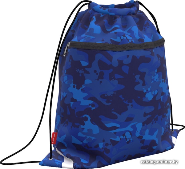 

Мешок для обуви Erich Krause 50x41 Sea Camo (с карманом на молнии) 52132