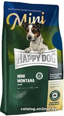 

Сухой корм для собак Happy Dog Mini Montana 1 кг