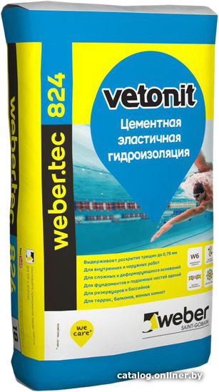 

Выравнивающая штукатурка Weber.Vetonit tec 824 18 кг