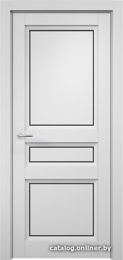 

Межкомнатная дверь MDF-Techno Stefany 4003 70x200 (белый, стекло лакобель черный)