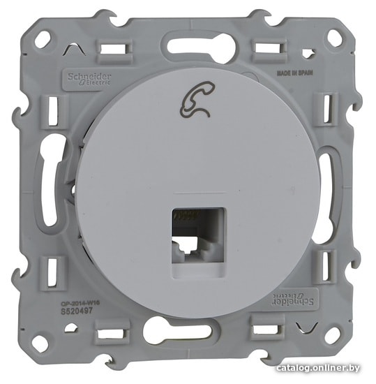 

Розетка телефонная Schneider Electric Odace S520497