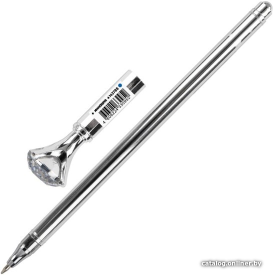 

Ручка шариковая Юнландия Кристалл 143788 (синий)