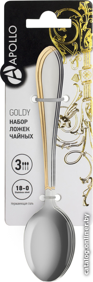 

Набор чайных ложек Apollo Goldy GLD-53