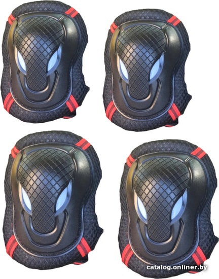 

Комплект защиты JetCat Sport (черный/красный, S)