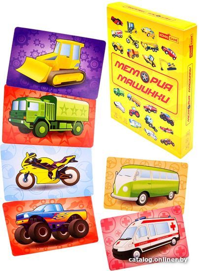 

Развивающая игра Рыжий кот Мемория. Машинки ИН-9137