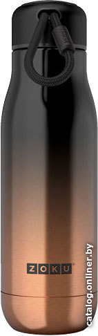 

Фляга-термос Zoku ZK142-13 500 мл (бронзовый/черный)
