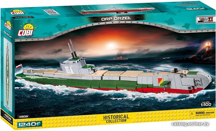 

Конструктор Cobi World War II 4808 ORP Orzel
