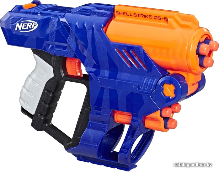 

Бластер игрушечный Hasbro Nerf Элит Шеллстрайк DS6 E6170