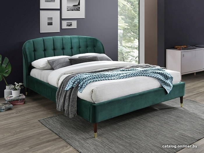 

Кровать Signal Liguria Velvet 160x200 (зеленый)