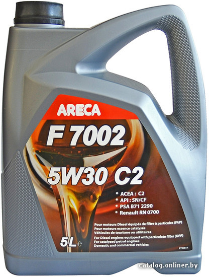 

Моторное масло Areca F7002 5W-30 C2 5л [11122]