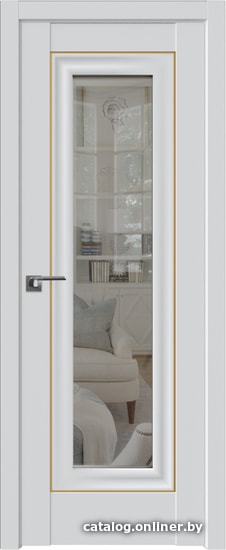 

Межкомнатная дверь ProfilDoors 24U 60x200 (аляска/прозрачный/золото)