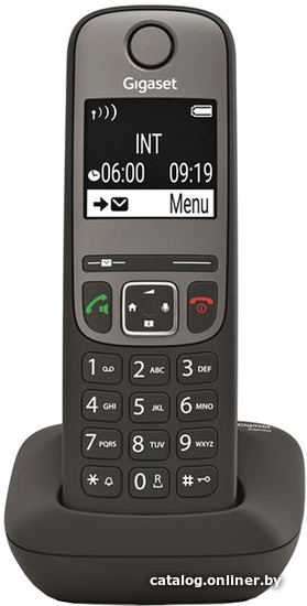 

Радиотелефон Gigaset AS690 (серый)