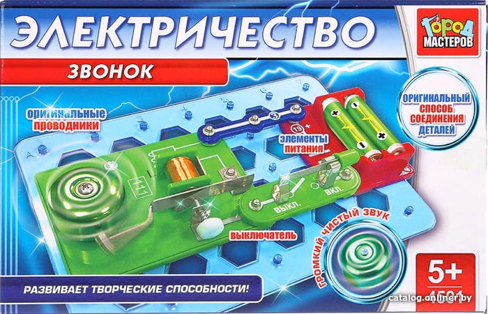 

Конструктор Город мастеров Электричество 4501-LL Электрозвонок