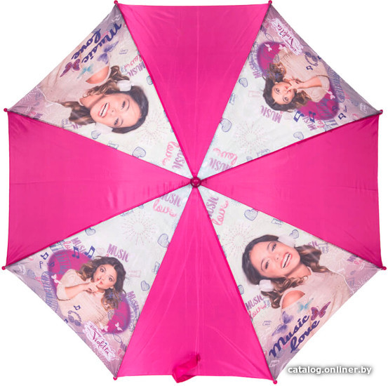 

Зонт-трость Disney Violetta Pink