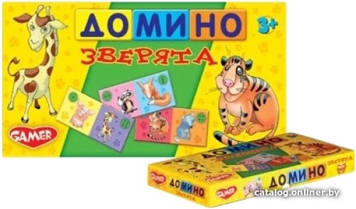 

Настольная игра Dream Makers Домино Зверята