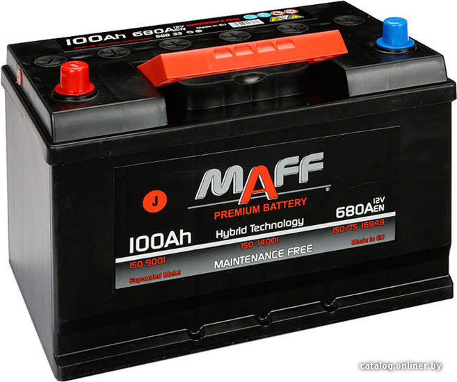 

Автомобильный аккумулятор MAFF Premium Japan L+ (100 А/ч)