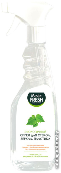 

Средство для пластика Master Fresh Эко для стекол, зеркал, пластика 500 мл