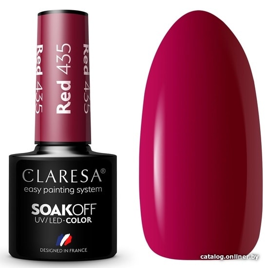 

Гель-лак Claresa Hybrid Red 435 5 мл