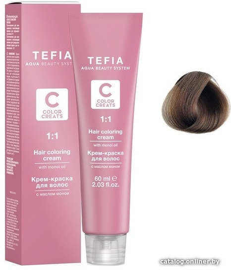 

Крем-краска для волос Tefia Color Creats 6/0 (темный блондин)