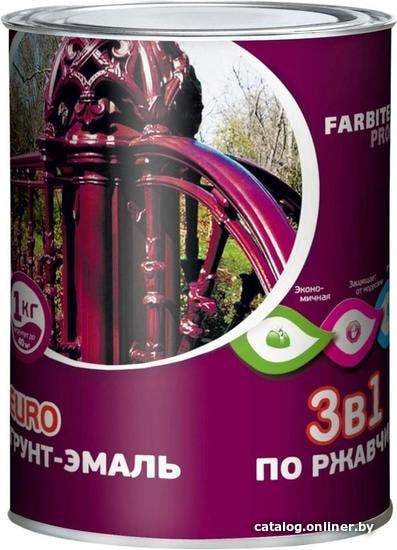 

Эмаль Farbitex Профи По ржавчине 2 кг (желтый)
