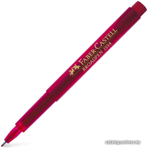 

Ручка капиллярная Faber Castell Broadpen 1554 155421 (красный)
