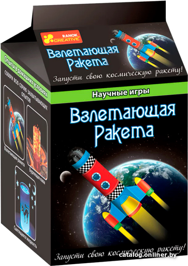 

Набор для опытов Ranok-Creative Взлетающая ракета 12123018Р