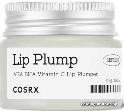 

Cosrx Бальзам для губ Refresh AHA BHA Vitamin C Lip Plumper 20 г