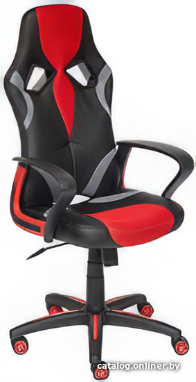 

Кресло TetChair Runner (иск. кожа/ткань, черный/красный)