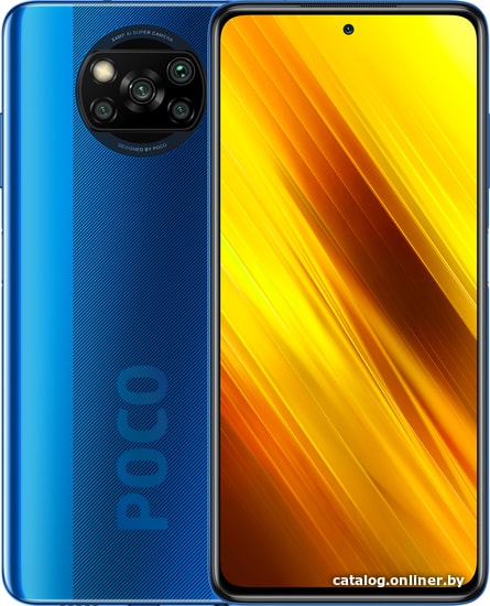 POCO X3 NFC 6GB/128GB Восстановленный by Breezy, грейд B (синий) смартфон  купить в Витебске