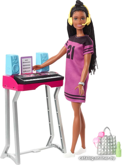

Кукла Barbie Большой город Большие мечты Бруклин с аксессуарами GYG40