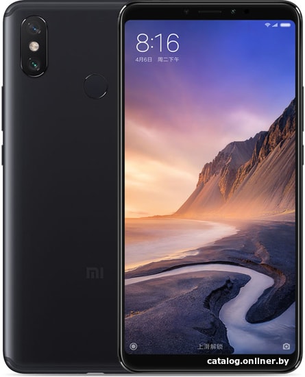 

Смартфон Xiaomi Mi Max 3 4GB/64GB китайская версия (черный)