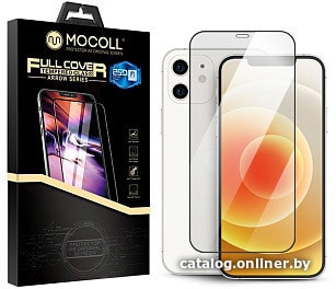 

Защитное стекло Mocoll 2.5D Full Cover Tempered Glass для iPhone 12/12 Pro (черное)