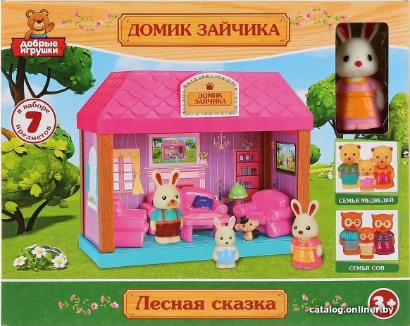 

Кукольный домик Играем вместе Домик зайчика B1601690-R