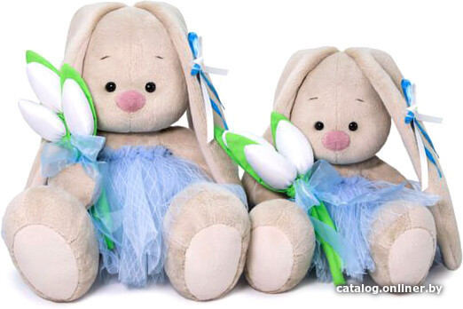 

Классическая игрушка BUDI BASA Collection Зайка Ми с тюльпанами SidS-380 (18 см)