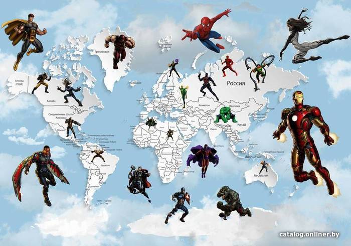 

Фотообои Citydecor Superhero 3 с защитным покрытием 200x140