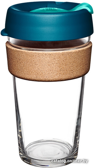 

Многоразовый стакан KeepCup Brew Cork L Polaris 454мл (синий)