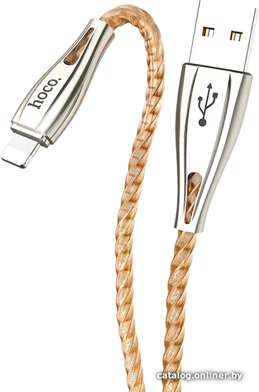 

Кабель Hoco U56 USB Type-A - Lightning (1.2 м, золото)