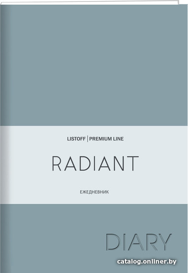 

Ежедневник Канц-Эксмо Radiant. Серо-синий ЕКР52215208 (176 л)