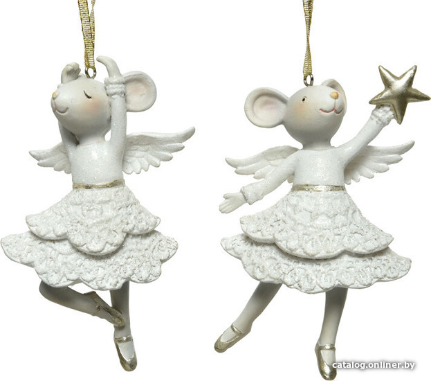 

Елочная игрушка Decoris Мышь балерина 521661