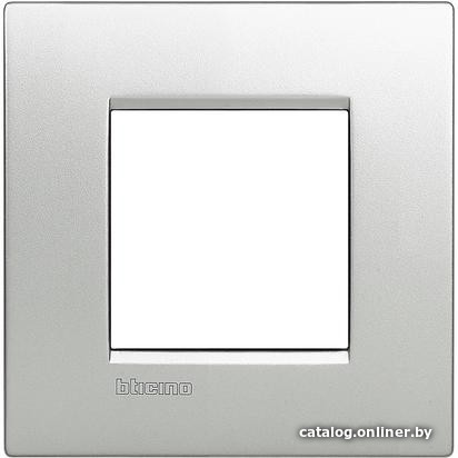 

Рамка BTicino LivingLight Air LNE4802TE (алюминий)