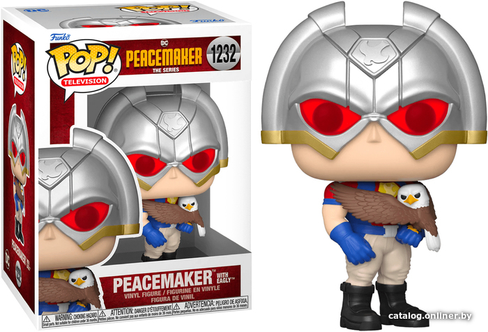 

Фигурка Funko POP! Peacemaker The series. Peacemaker With Eagly 64181