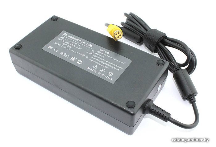 

Сетевое зарядное RageX MSI 19.5В, 11.8A, 4-pin, 230Вт